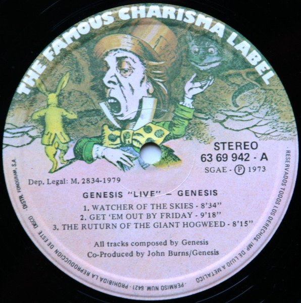 Genesis - Live | Charisma (63 69 942) - 3