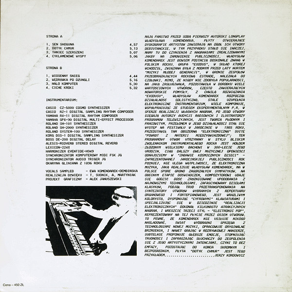 Władysław Komendarek - Dotyk Chmur | Pronit (PLP 0060) - 2 Władysław Komendarek - Dotyk Chmur | Pronit (PLP 0060) - 2