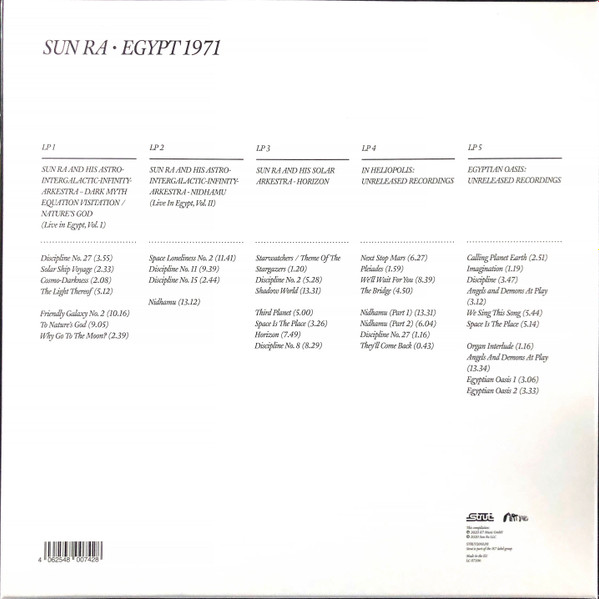 Sun Ra - Egypt 1971 | Strut (STRUT209LPB) - 4