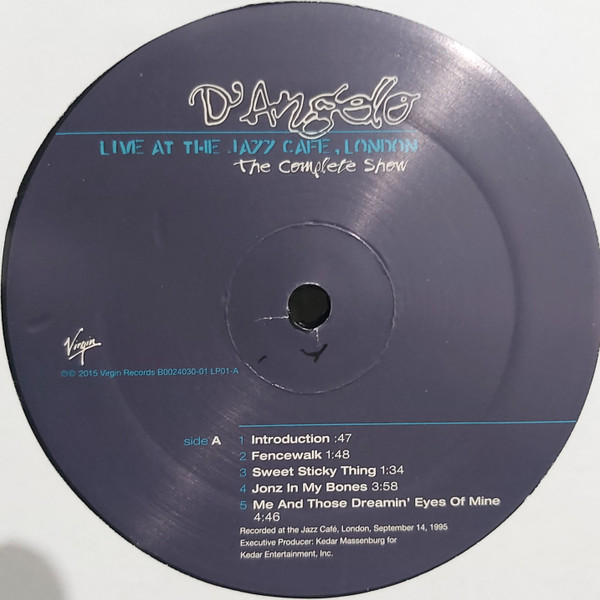D'Angelo - Live At The Jazz Cafe, London: The Complete Show | Virgin (B0024030-01) - 3