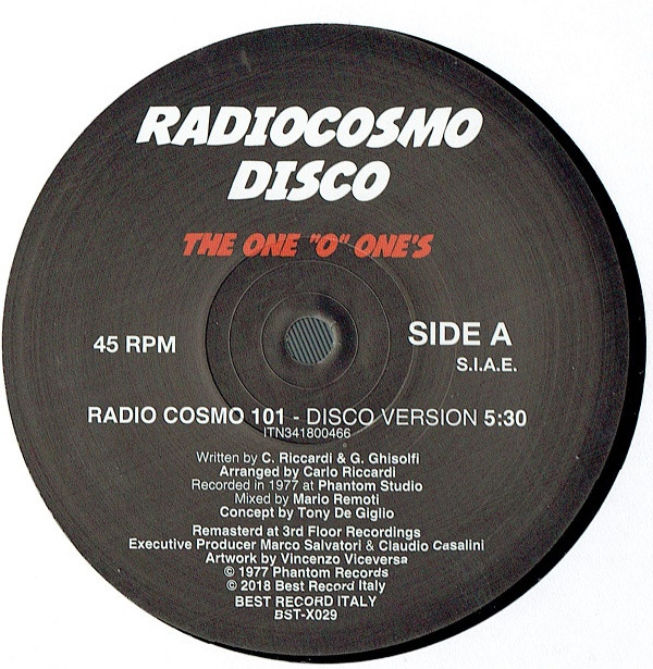 The One "O" One's - Radio Cosmo Disco | Best Record Italy (BST-X029) - 2 The One "O" One's - Radio Cosmo Disco | Best Record Italy (BST-X029) - 2