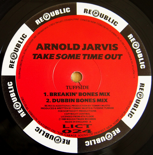 Arnold Jarvis - Take Some Time Out | Republic Records (LICT 024) - 3
