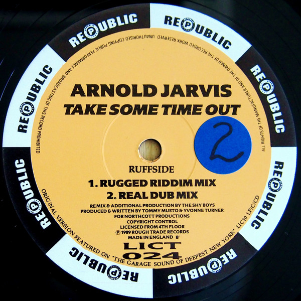 Arnold Jarvis - Take Some Time Out | Republic Records (LICT 024) - 4