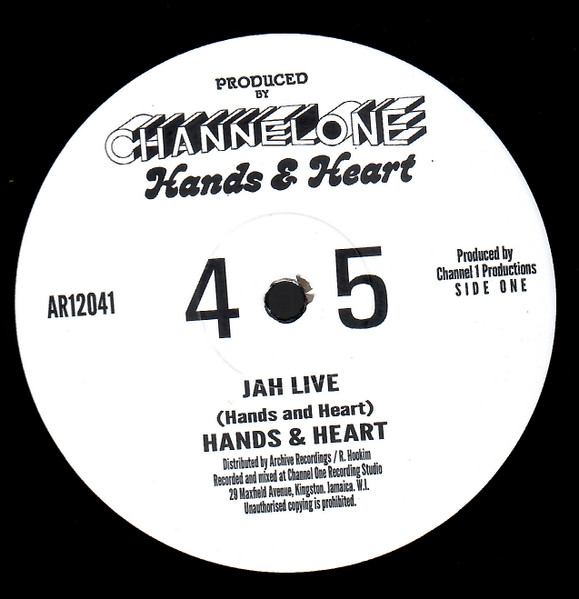 Hands And Hearts - Jah Live / Waiting For Jah | Channel One (AR12041)