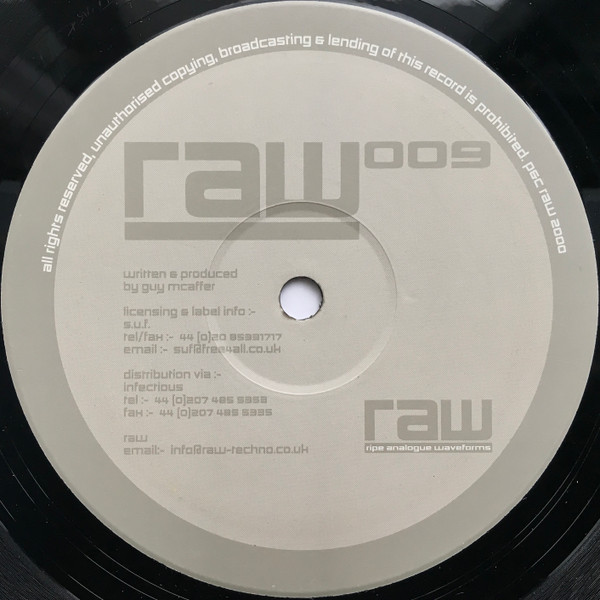 Guy McAffer - RAW 009 | Ripe Analogue Waveforms (RAW) (RAW 009) - main Guy McAffer - RAW 009 | Ripe Analogue Waveforms (RAW) (RAW 009) - main
