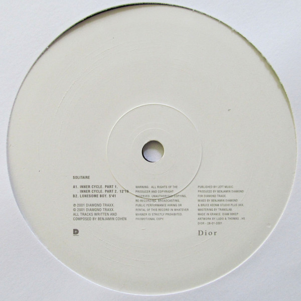 Benjamin Diamond - Solitaire | Diamond Traxx (DIAM 006 EP) - 2