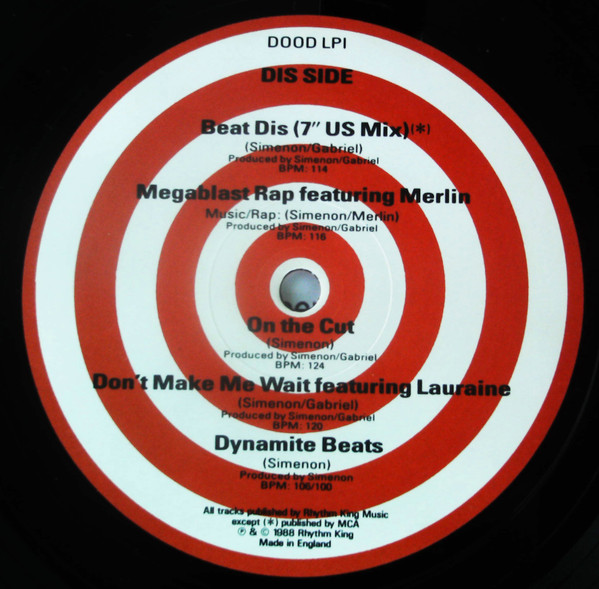 Bomb The Bass - Into The Dragon | Rhythm King (DOOD LP 1) - 3