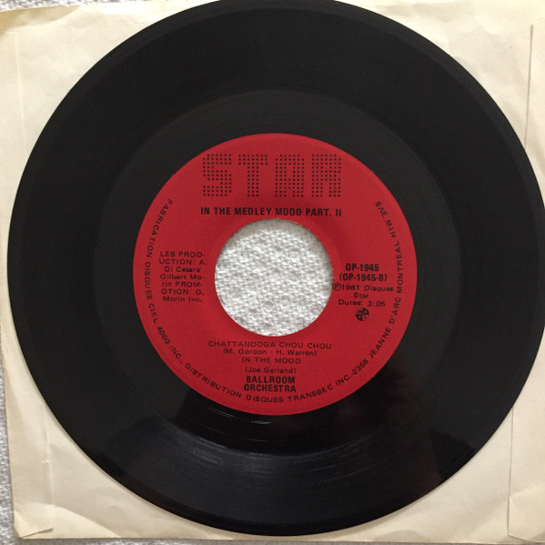 Ballroom Orchestra - In The Medley Mood | Les Disques Star Records (OP-1945) - 2