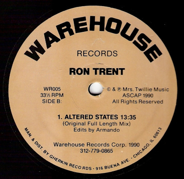 Ron Trent - The Afterlife | Warehouse Records (WR005) - 2