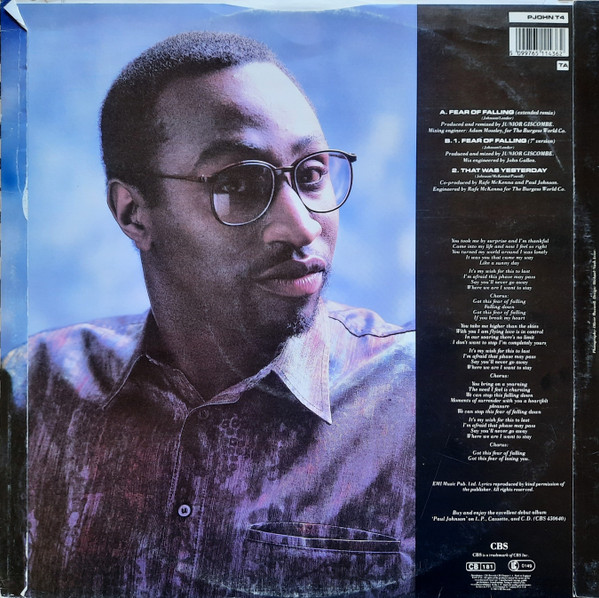 Paul Johnson - Fear Of Falling | CBS (PJOHN T4) - main