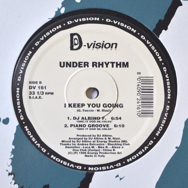 Under Rhythm - I Keep You Going | D:vision Records (DV 161) - main Under Rhythm - I Keep You Going | D:vision Records (DV 161) - main