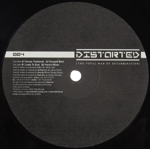 Various - The Total War Of Extermination | Distorted (Distor 004)