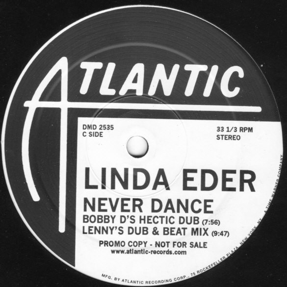Linda Eder - Never Dance | Atlantic (DMD 2535) - 2 Linda Eder - Never Dance | Atlantic (DMD 2535) - 2