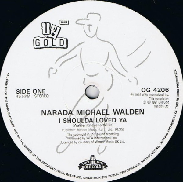 Narada Michael Walden - I Shoulda Loved Ya / Tonight I'm Alright | Old Gold (OG 4206) - 3 Narada Michael Walden - I Shoulda Loved Ya / Tonight I'm Alright | Old Gold (OG 4206) - 3