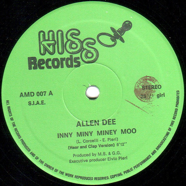 Allen Dee - Inny Miny Miney Moo | Hiss Records (AMD 007) - 3 Allen Dee - Inny Miny Miney Moo | Hiss Records (AMD 007) - 3