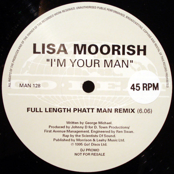 Lisa Moorish - I'm Your Man | Go! Discs (MAN 128) - 2