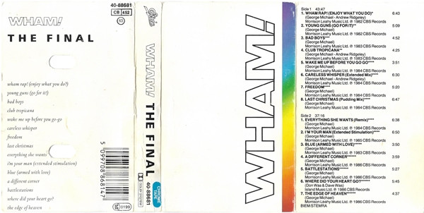 Wham! - The Final | Epic (40-88681) - 3 Wham! - The Final | Epic (40-88681) - 3