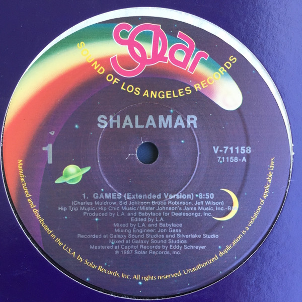 Shalamar - Games | Solar (V-71158)