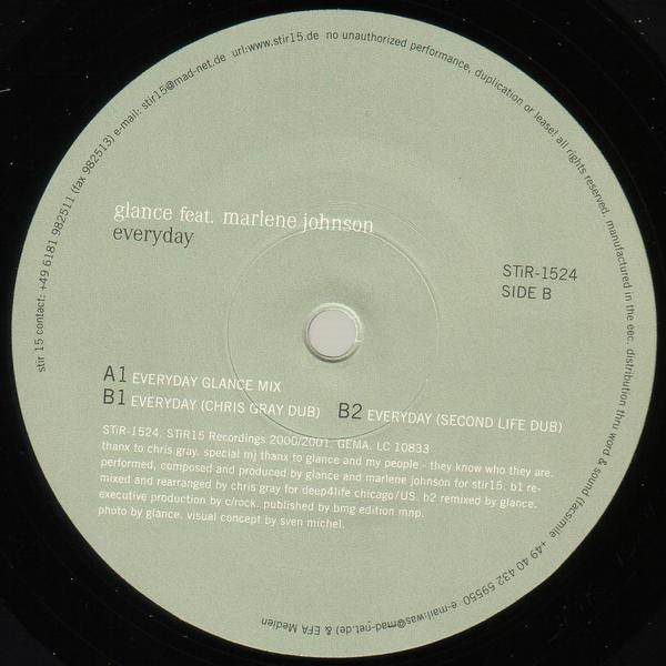 Glance Feat. Marlene Johnson - Everyday | STIR15 Recordings (STiR-1524) - 3 Glance Feat. Marlene Johnson - Everyday | STIR15 Recordings (STiR-1524) - 3