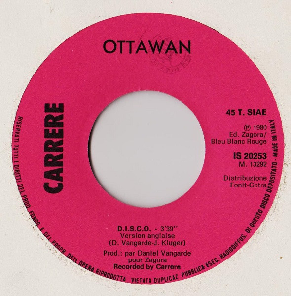 Ottawan - D.I.S.C.O. | Carrere (IS 20253) - 3