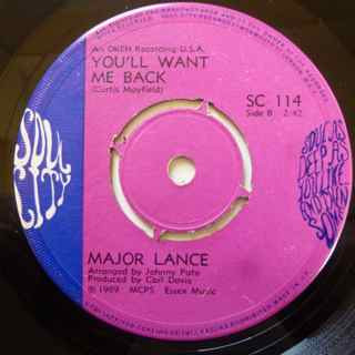 Major Lance - The Beat | Soul City (SC 114) - 2