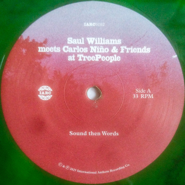 Saul Williams , Carlos Niño - Saul Williams Meets Carlos Niño & Friends At TreePeople | International Anthem Recording Company (IARC0102) - 4