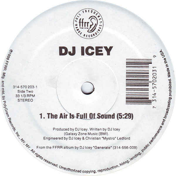 DJ Icey - Not A Test | FFRR (314 570 203-1) - 2