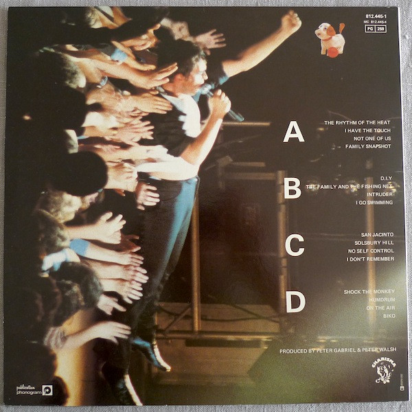 Peter Gabriel - Plays Live | Charisma (812 445-1) - 2