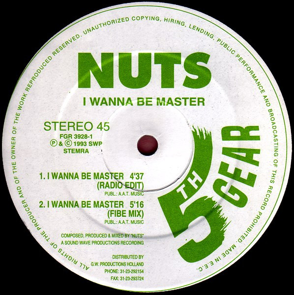 Nuts - I Wanna Be Master | 5th Gear (FGR 3928)
