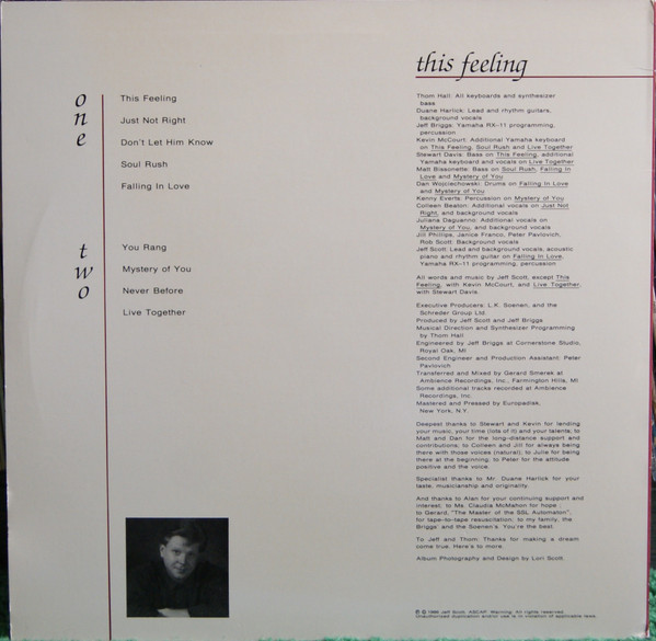 Jeff Scott - This Feeling | Cornerstone Records (SSLO1 10001) - 3 Jeff Scott - This Feeling | Cornerstone Records (SSLO1 10001) - 3
