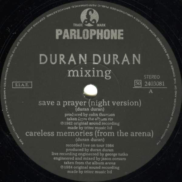 Duran Duran - Mixing | Parlophone (50 2403081) - 4