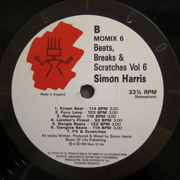 Simon Harris - Beats, Breaks & Scratches Volume 6 | Music Of Life (MOMIX 6) - 3