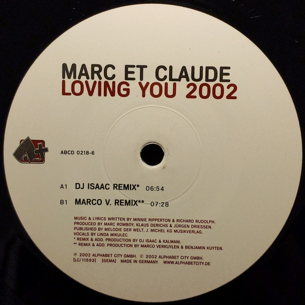 Marc Et Claude - Loving You 2002 | Alpha+ (ABCD 0218-6) - 4