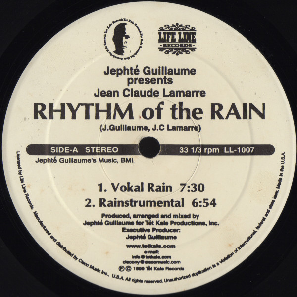 Jephté Guillaume Presents Jean Claude Lamarre - Rhythm Of The Rain | Life Line Records (LL-1007) - 4