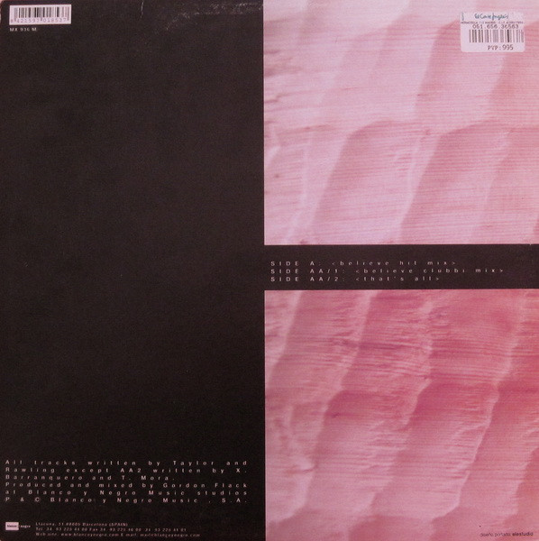 Cheers - Believe | Blanco Y Negro (MX 936 M) - 2