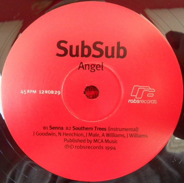 Sub Sub - Angel | Robs Records (12 ROB 29)