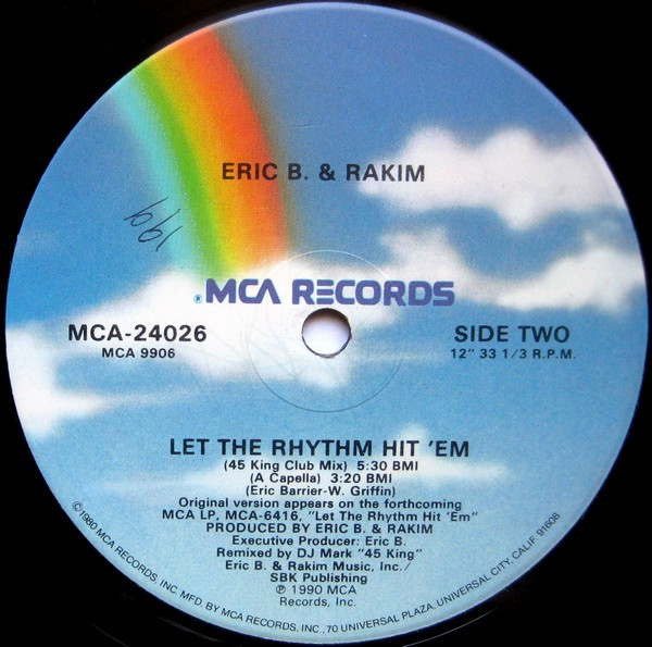 Eric B. & Rakim - Let The Rhythm Hit 'Em | MCA Records (MCA-24026) - 4