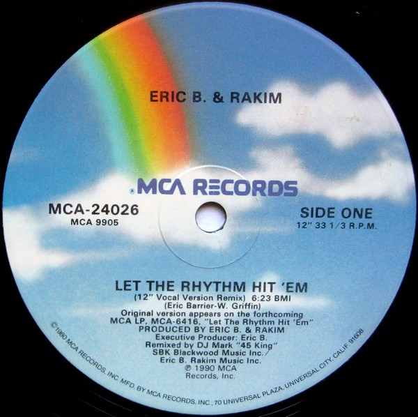 Eric B. & Rakim - Let The Rhythm Hit 'Em | MCA Records (MCA-24026) - 3