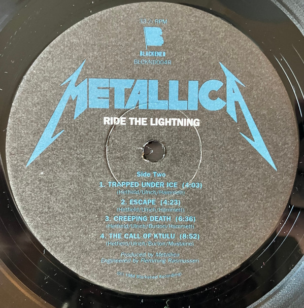 Metallica - Ride The Lightning | Blackened (BLCKND004R-1) - 3