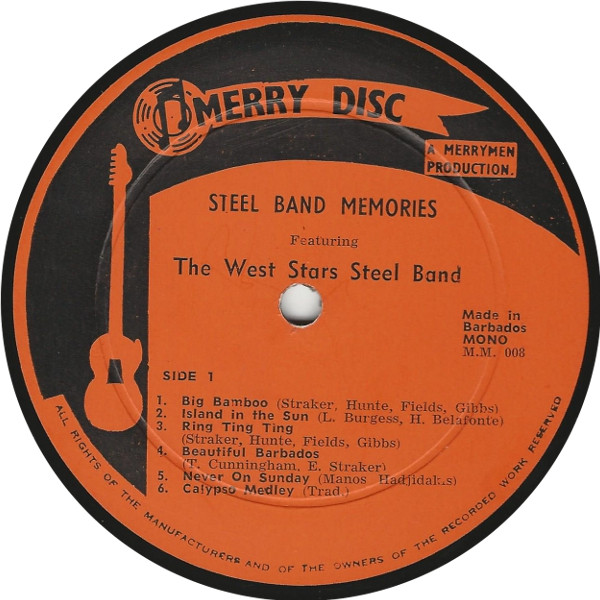 The West Stars Steel Band - Steel Band Memories | Merry Disc (MM008) - 3 The West Stars Steel Band - Steel Band Memories | Merry Disc (MM008) - 3