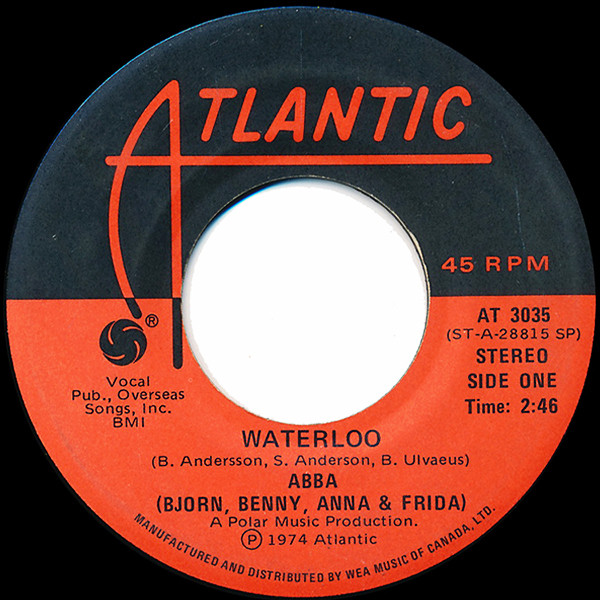 ABBA , Björn & Benny, Agnetha & Anni-Frid - Waterloo | Atlantic (AT 3035) ABBA , Björn & Benny, Agnetha & Anni-Frid - Waterloo | Atlantic (AT 3035)