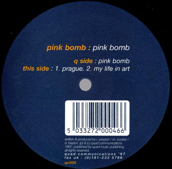Pink Bomb - Pink Bomb | Quad Communications (qc005) - main