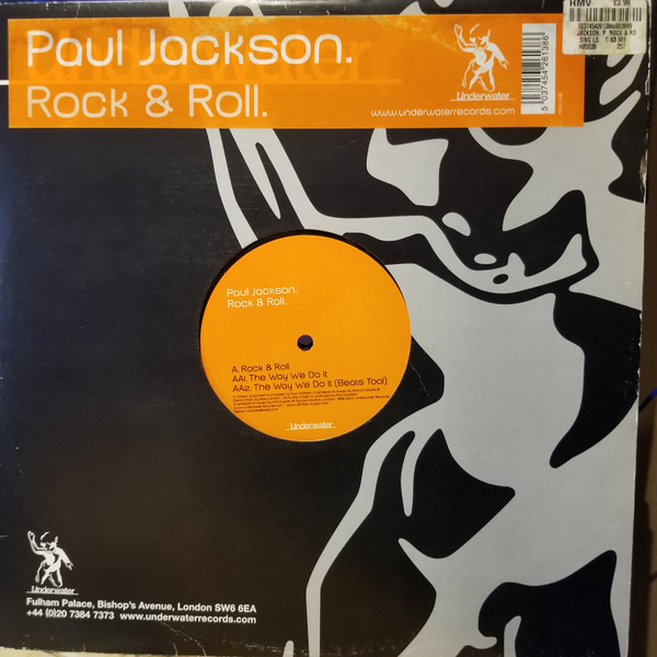 Paul Jackson - Rock & Roll | Underwater Records (H2O 038) Paul Jackson - Rock & Roll | Underwater Records (H2O 038)