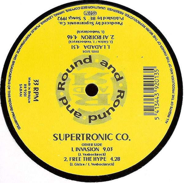 Supertronic Co. - Invasion | Round And Round (RR 9201)