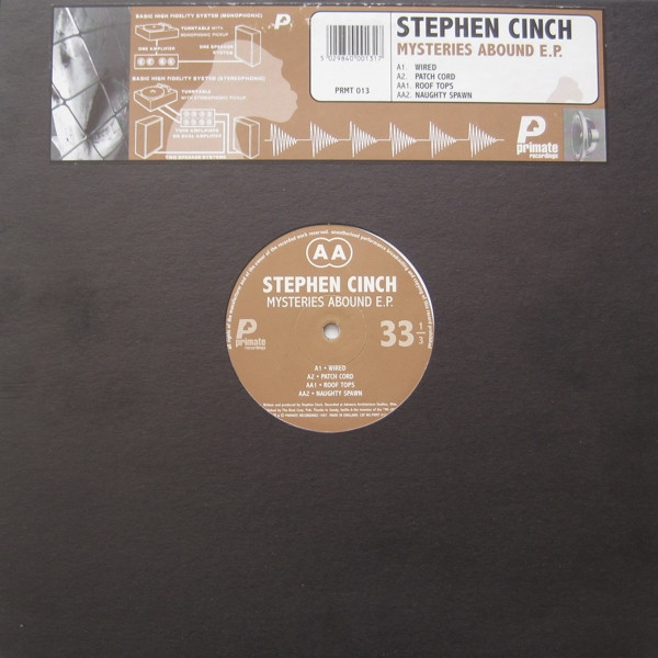 Stephen Cinch - Mysteries Abound E.P. | Primate Recordings (PRMT 013)