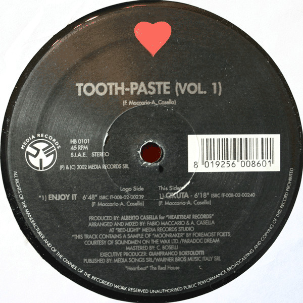 Tooth-Paste - Vol. 1 | Heartbeat (HB 0101)