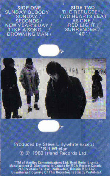 U2 - War | Island Records (ISLC-67)