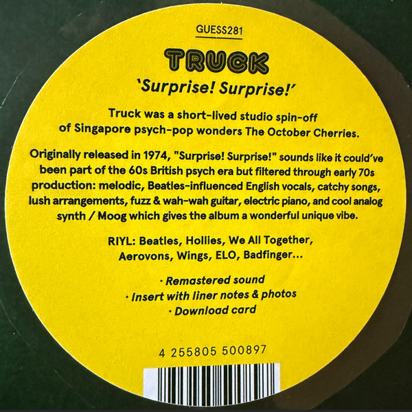 Truck - Surprise! Surprise! | Guerssen (GUESS281) - 3