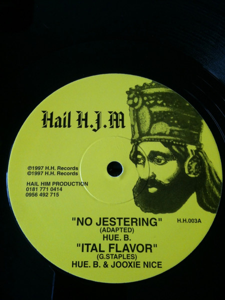 Hue B - No Jestering | Hail H.I.M. Records (H.H.003) - 2