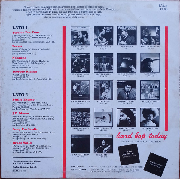 Various - Hard Bop Today | Red Record (FC 001) - 2